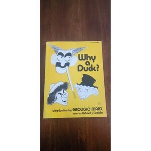 Why a Duck? Marx Brothers Book, Introduction‎ by Groucho Marx 1972 Avon